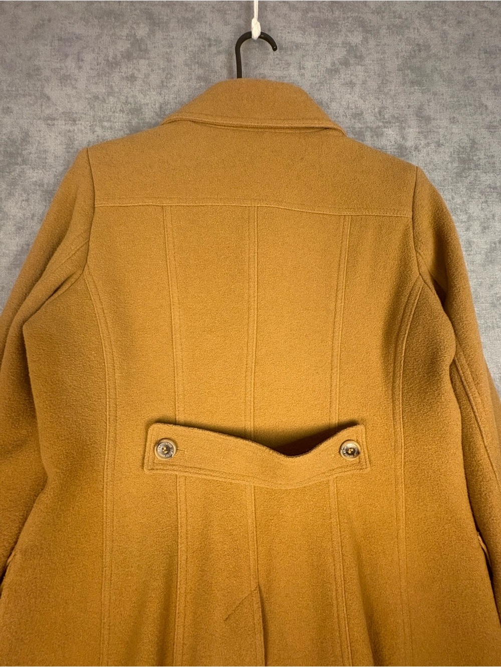 Pendleton Women’s Wool Peacoat Jacket Size 4 Camel Double Breasted - Picture 13 of 14